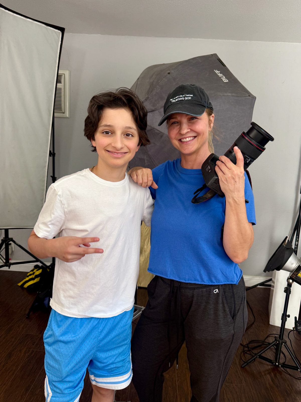 Brandin Ramirez in the studio