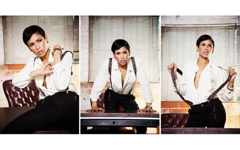 Editorial portrait by Brandin Ramirez, Los Angeles