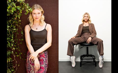 Editorial portrait by Brandin Ramirez, Los Angeles